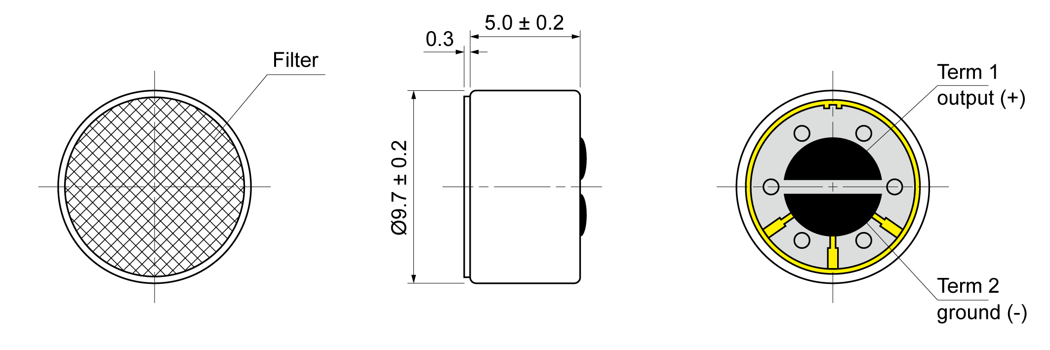 CMU9750-15068-474S Mechanical Drawing